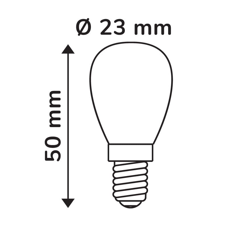 żarówka LED E14 2W do lodówki okapu_3