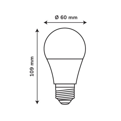 Żarówka LED LEDOM E27 10W 910lm biała ciepła 3000K_2.jpg