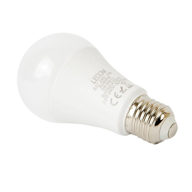 Żarówka LED LEDOM E27 A60 10W RGB WW CW
