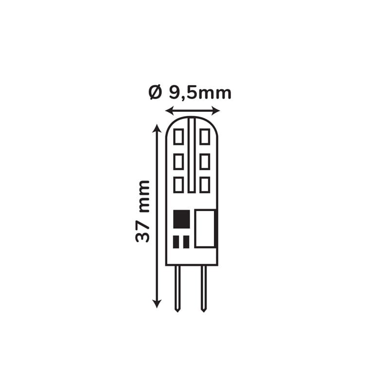 żarówka LED G4 2W 12V w silikonie  biała ciepła_2