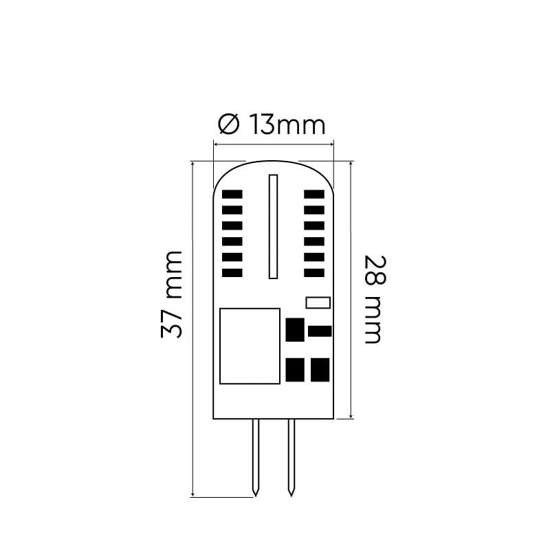żarówka LED G4 2W 12V biała ciepła.jpg_2