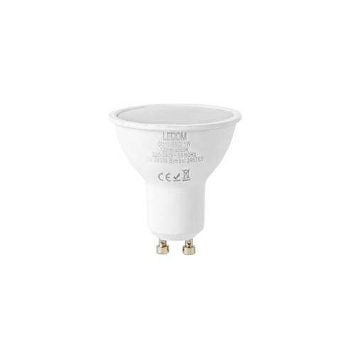 Żarówka LED LEDOM GU10 1W biała neutralna