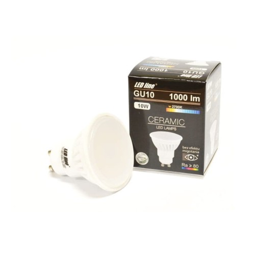 żar LED GU10 10W biała ciepła