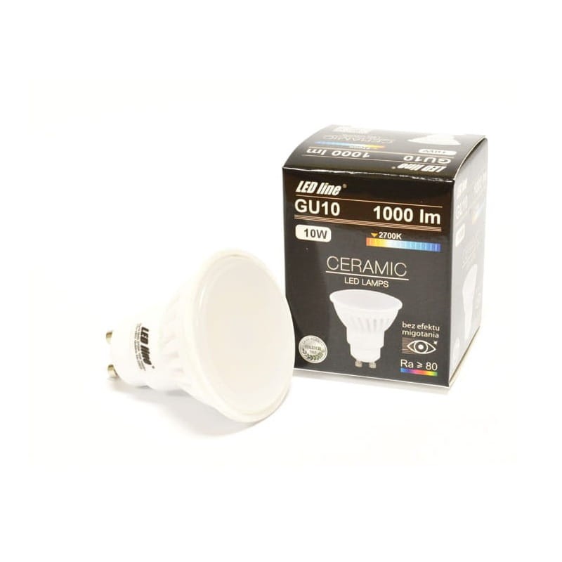 żar LED GU10 10W biała ciepła