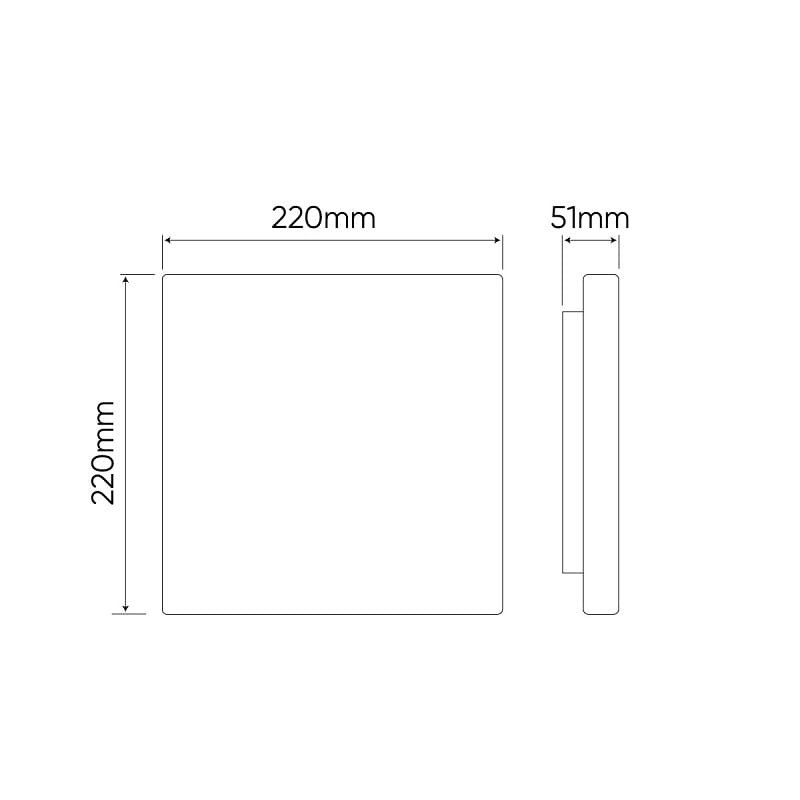 plafon acton wymiary 18W