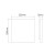 wymiary Plafon lampa LED 18W IP54 4000K z czujnikiem