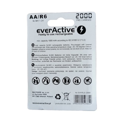 EVHRL6-2000 tył opakowania