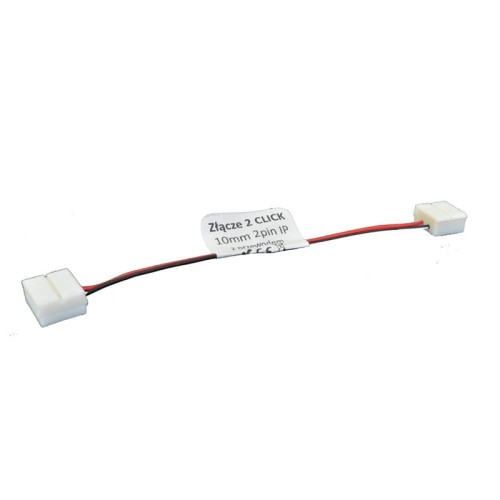 Złączka podwójna do taśm LED w silikonie 10mm