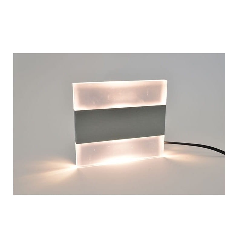 oprawa schodowa 12V inox szklana barwa ciepła