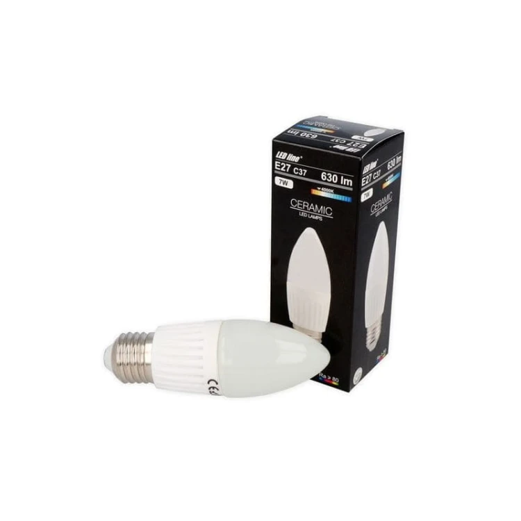 żarówka LED E27 7W C37 biała dzienna