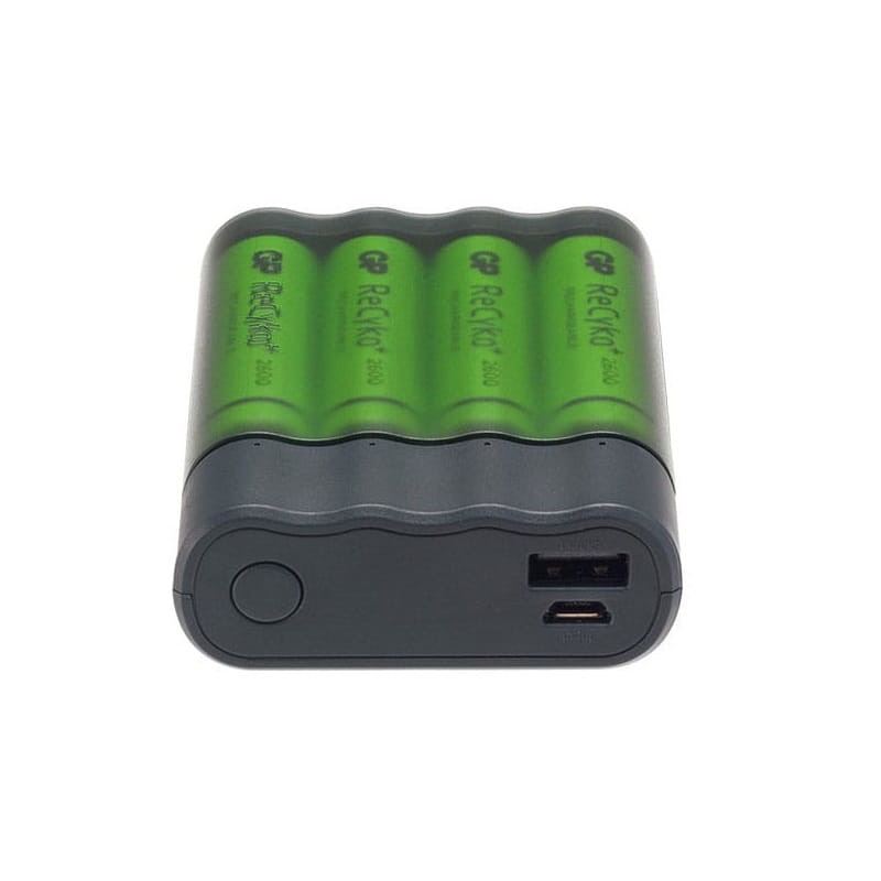 Ładowarka GP + Power Bank 2w1 AnyWay x411 + akumulatorki 2600 mAh_4