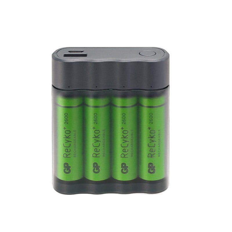 Ładowarka GP power bank + akumulatorki 2600