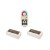 Komplet na 2 strefy - pilot z klawiszami klasycznymi 4 - strefowy LED RGB, RGBW + 2 x odbiornik LED RGB