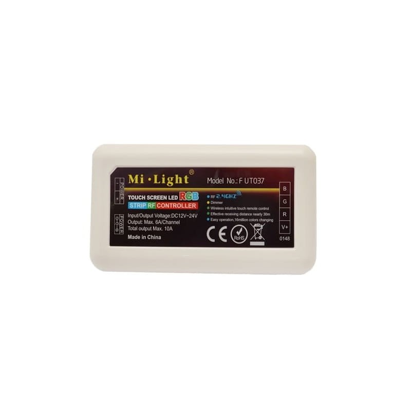 Komplet na 4 strefy - pilot z klawiszami klasycznymi 4 - strefowy LED RGB, RGBW + 4 x odbiornik LED RGB_4