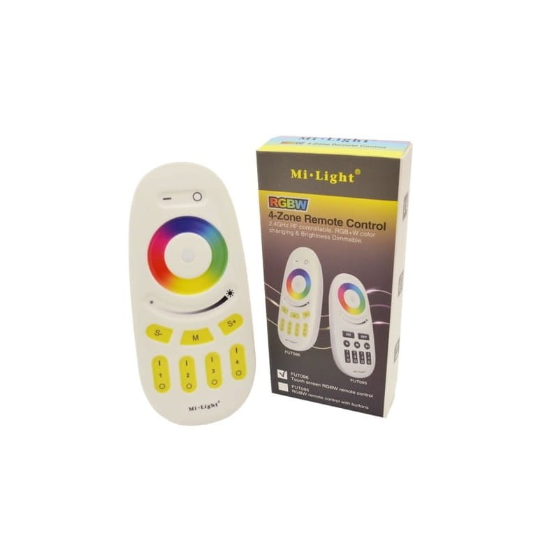 Komplet na 4 strefy - pilot dotykowy 4 - strefowy LED RGB, RGBW + 4 x odbiornik LED RGBW_1