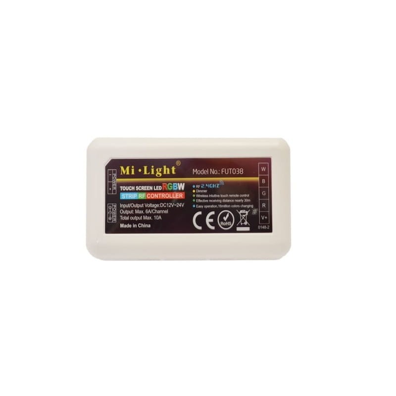 Komplet na 2 strefy - pilot z klawiszami klasycznymi 4 - strefowy LED RGB, RGBW + 2 x odbiornik LED RGBW_4