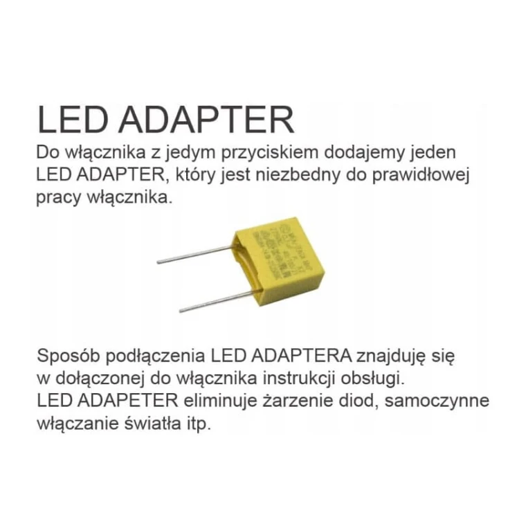 Led adapter do wyłącznika