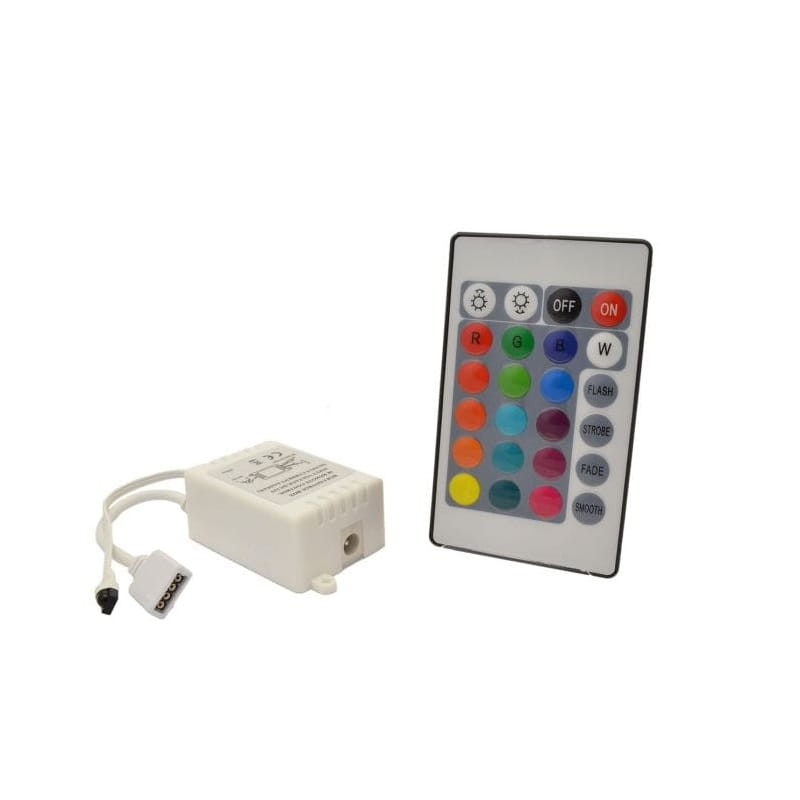 Kontroler LED RGB IR + pilot 24