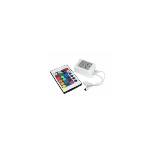 Kontroler LED RGB IR + pilot 24 przyciski 12V 6A 72W