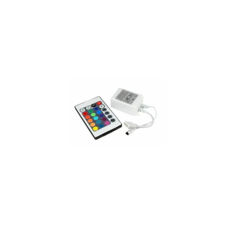 Kontroler LED RGB IR + pilot 24 przyciski 12V 6A 72W