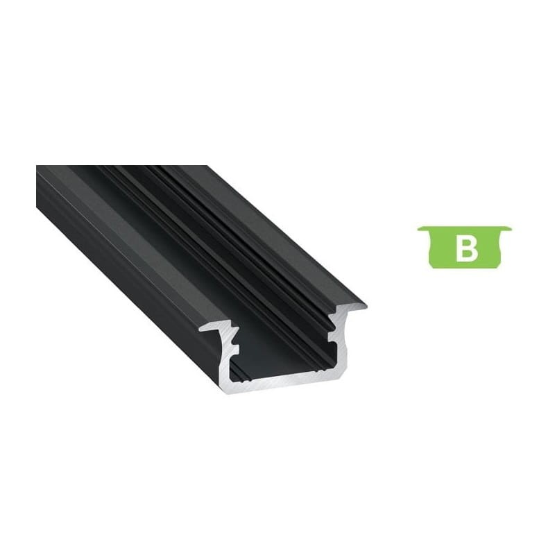 PROFIL wpuszczany czarny  typ B