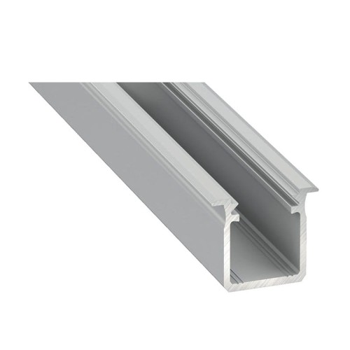 PROFIL typ G srebrny anodowany wpuszczany głęboki  2 metry