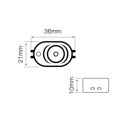 Moduł  12V 1W 6000-6500K 170°_2