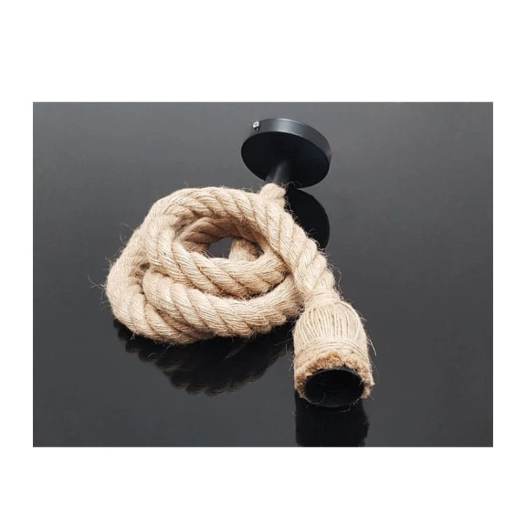 lampa sznur jutowy pojedynczy E27
