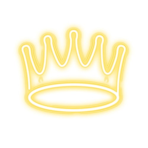 Neon dekoracyjny LED PLEXI KORONA biała ciepła + USB