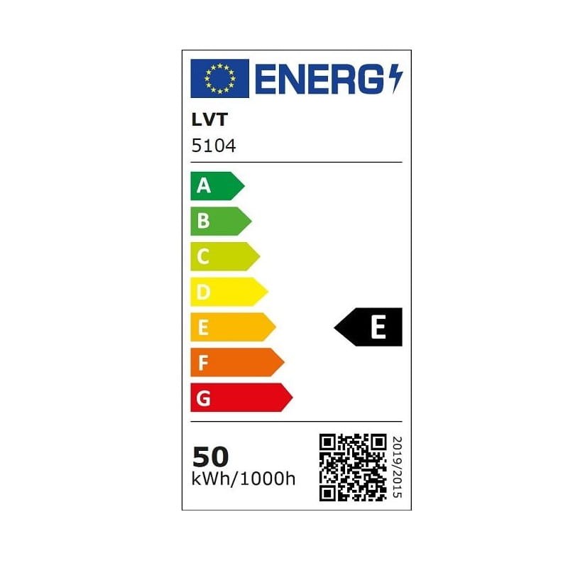 Naświetlacz LED SMD Ultron 50W 4000K PIR 4500lm karta energetyczna