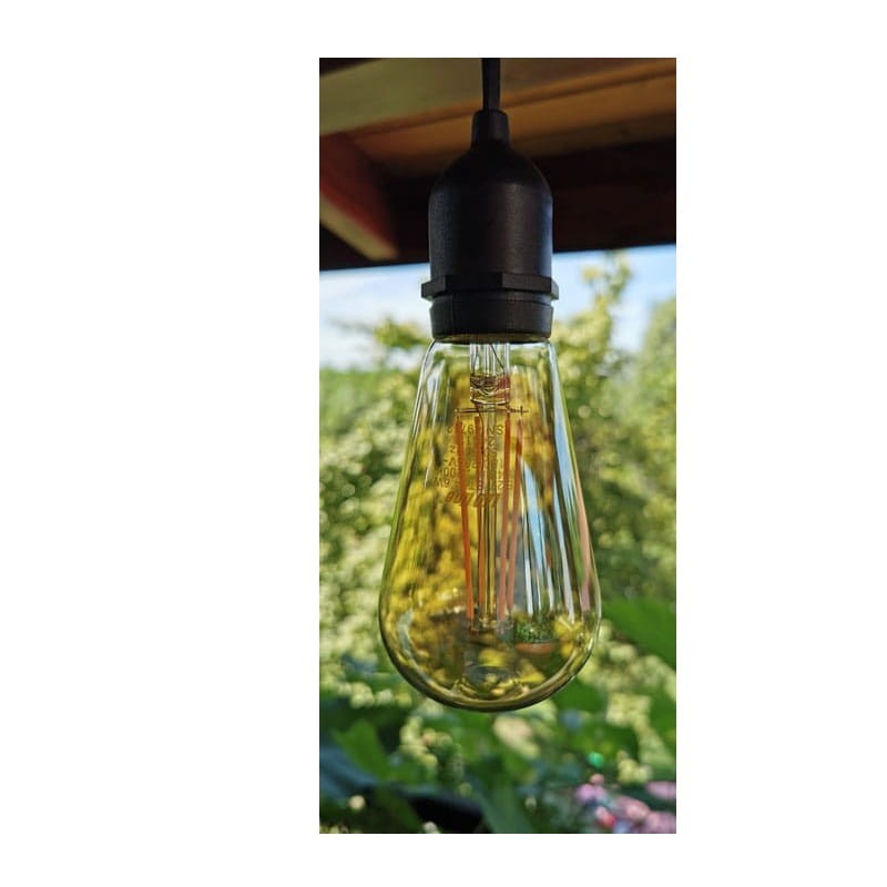 Lampa, oprawa zwieszana, girlanda 10xE27 długość 5m_8 wygląd