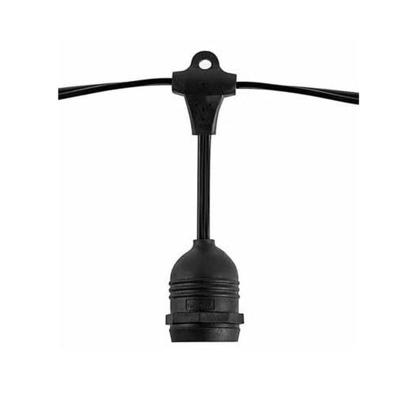 Lampa, oprawa zwieszana, girlanda 10xE27 długość 5m oprawa E27