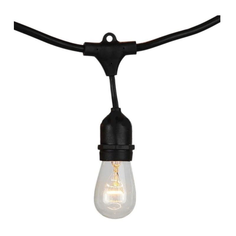 Lampa, oprawa zwieszana, girlanda 10xE27 długość 5m żarówka