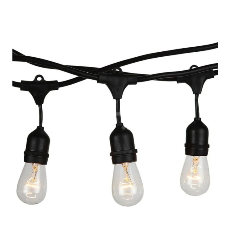 Lampa, oprawa zwieszana, girlanda 10xE27 długość 5m