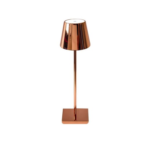 Lampka biurkowa stołowa złota 3W 4000K ładowalna