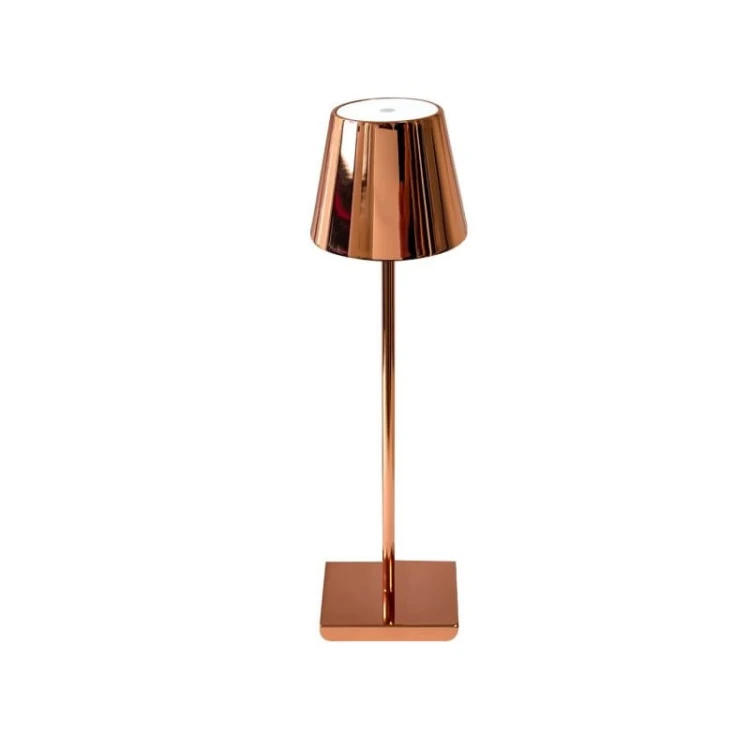 Lampka biurkowa stołowa złota 3W 4000K ładowalna