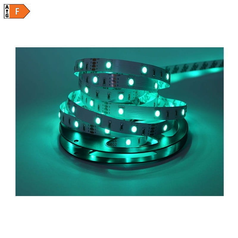 Taśma LED RGB 150SMD5050 niewodoodporna IP20 zielony