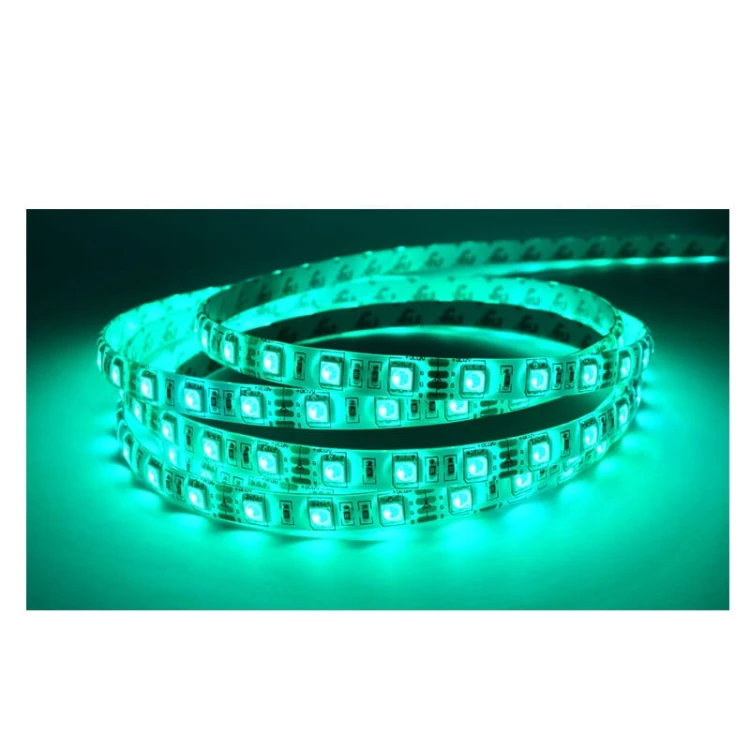 Taśma LED RGB 300 5050 wodoodporna IP65 - 1m zielona