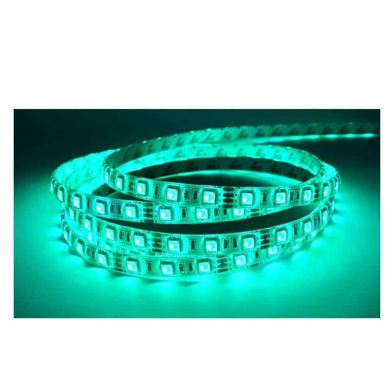 Taśma LED RGB 300 5050 wodoodporna IP65 - 1m zielona