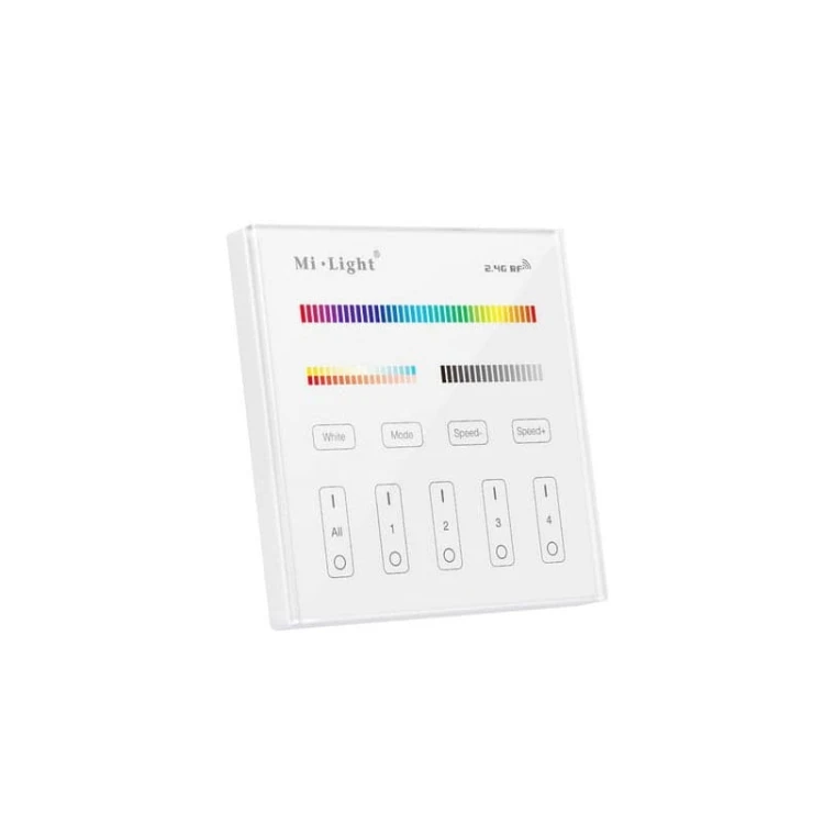 Pilot dotykowy B4 RGB+CCT Mi-Light naścienny