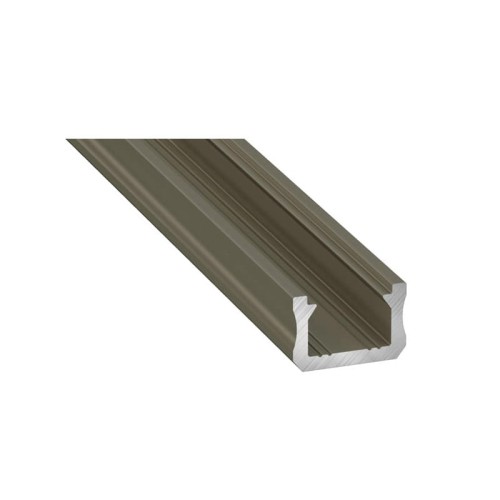 PROFIL typ X 1m INOX wąski SLIM do TAŚMY LED