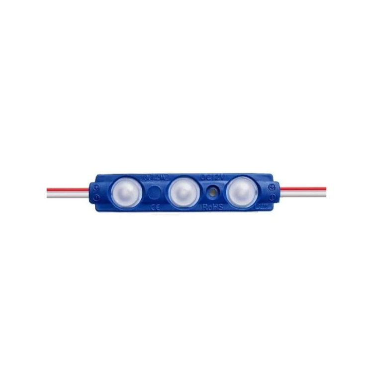 Moduł prostokątny LED 3xSMD2835 0,72W niebieski