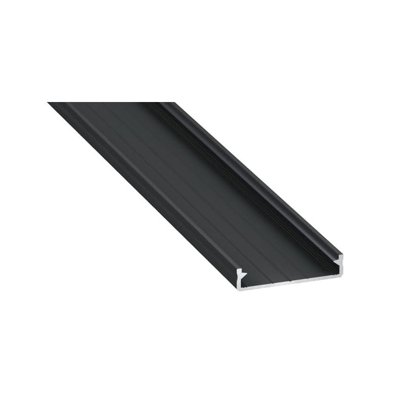 PROFIL nawierzchniowy czarny anodowany typ SOLIS - 2 metry