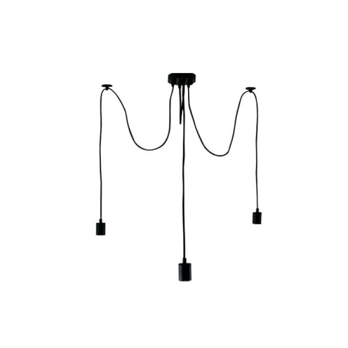 Lampa wisząca Pająk 3 ramienna E27 1,5m