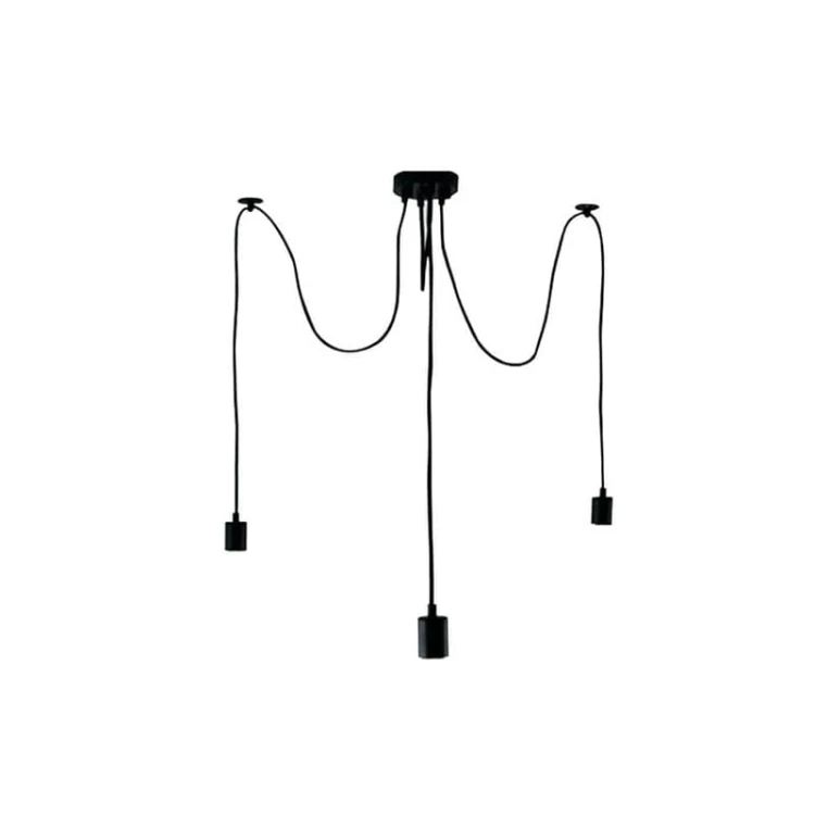 Lampa wisząca Pająk 3 ramienna E27 1,5m