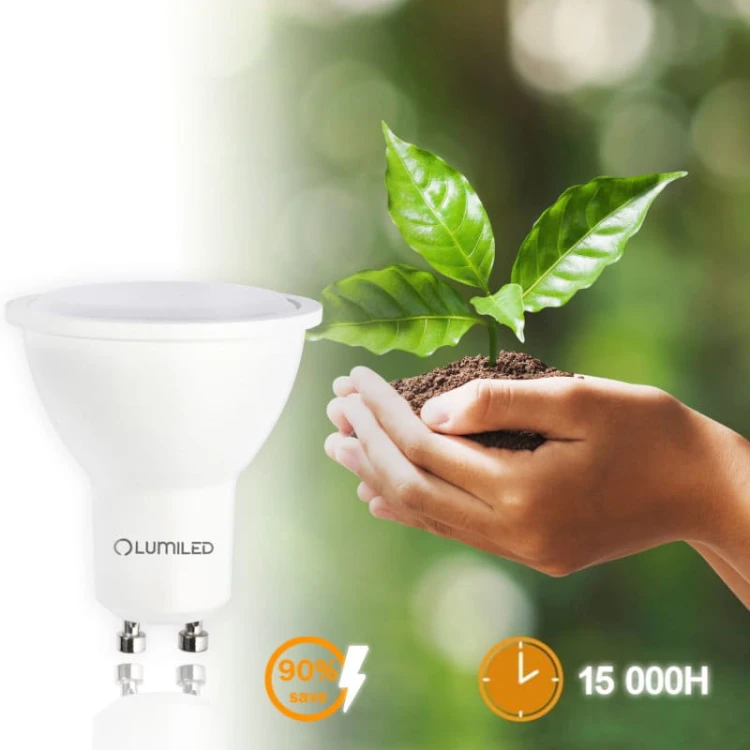 Żarówka LED reflektor GU10 8W 4000K biała neutralna_5