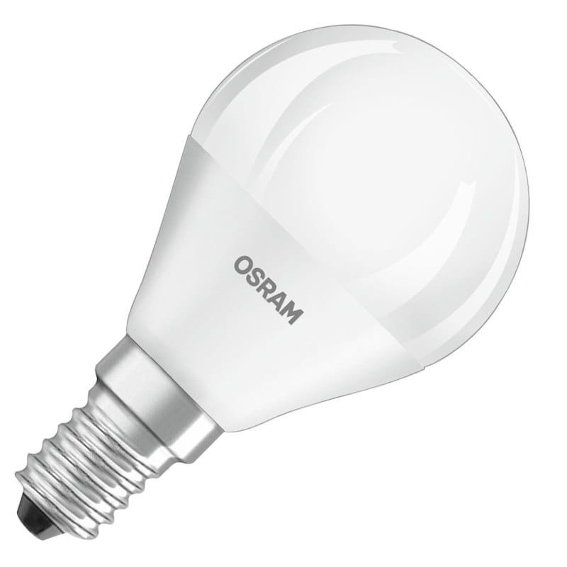 Żarówka LED E14 P45 kulka 4,9W 2700K biała ciepła_1