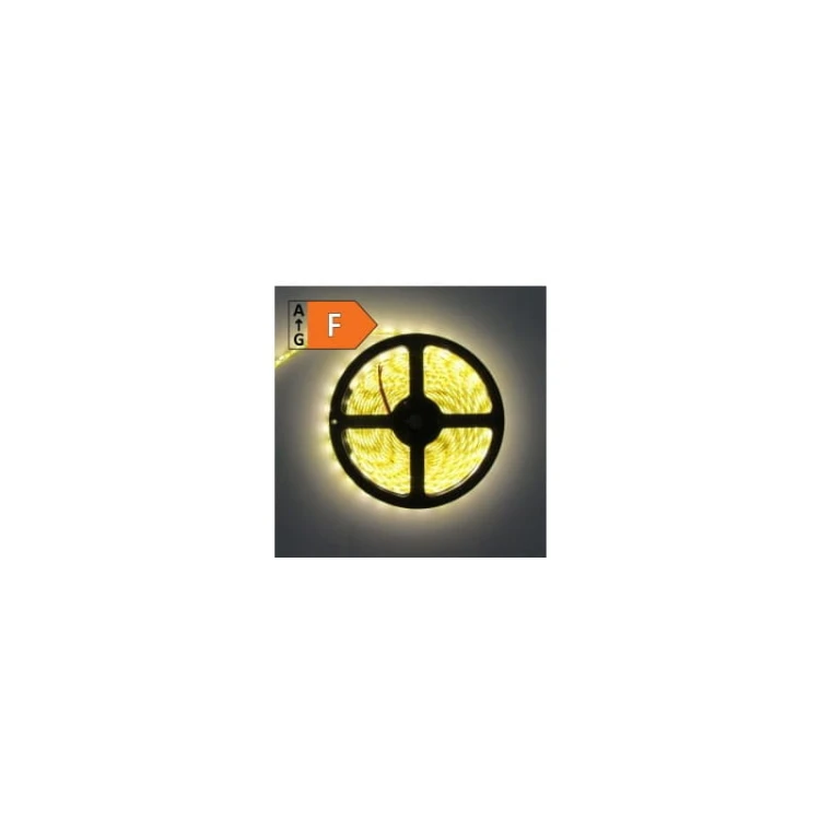 Taśma LED 300SMD5050 biała ciepła niewodoodporna IP20 - 5m klasa F
