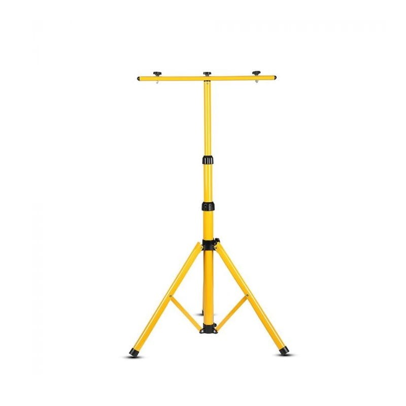 Statyw do halogenów, naświetlaczy LED podwójny 180 cm - żółty