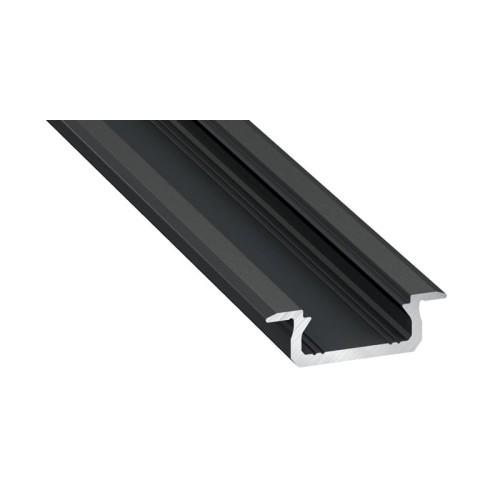 PROFIL typ Z 2m  czarny anodowany wpuszczany płytki